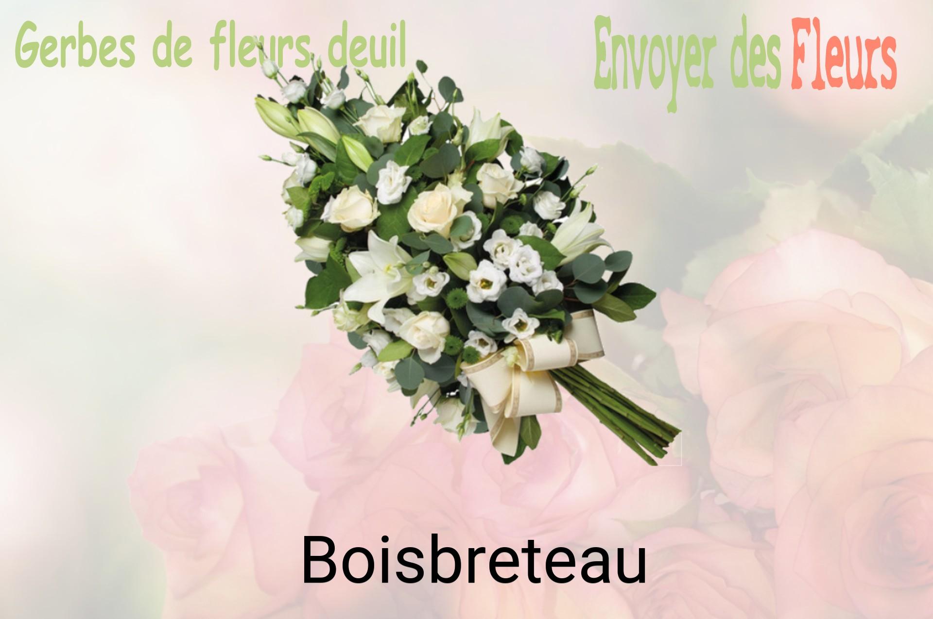 Gerbe de fleurs de deuil livrée à Boisbreteau
